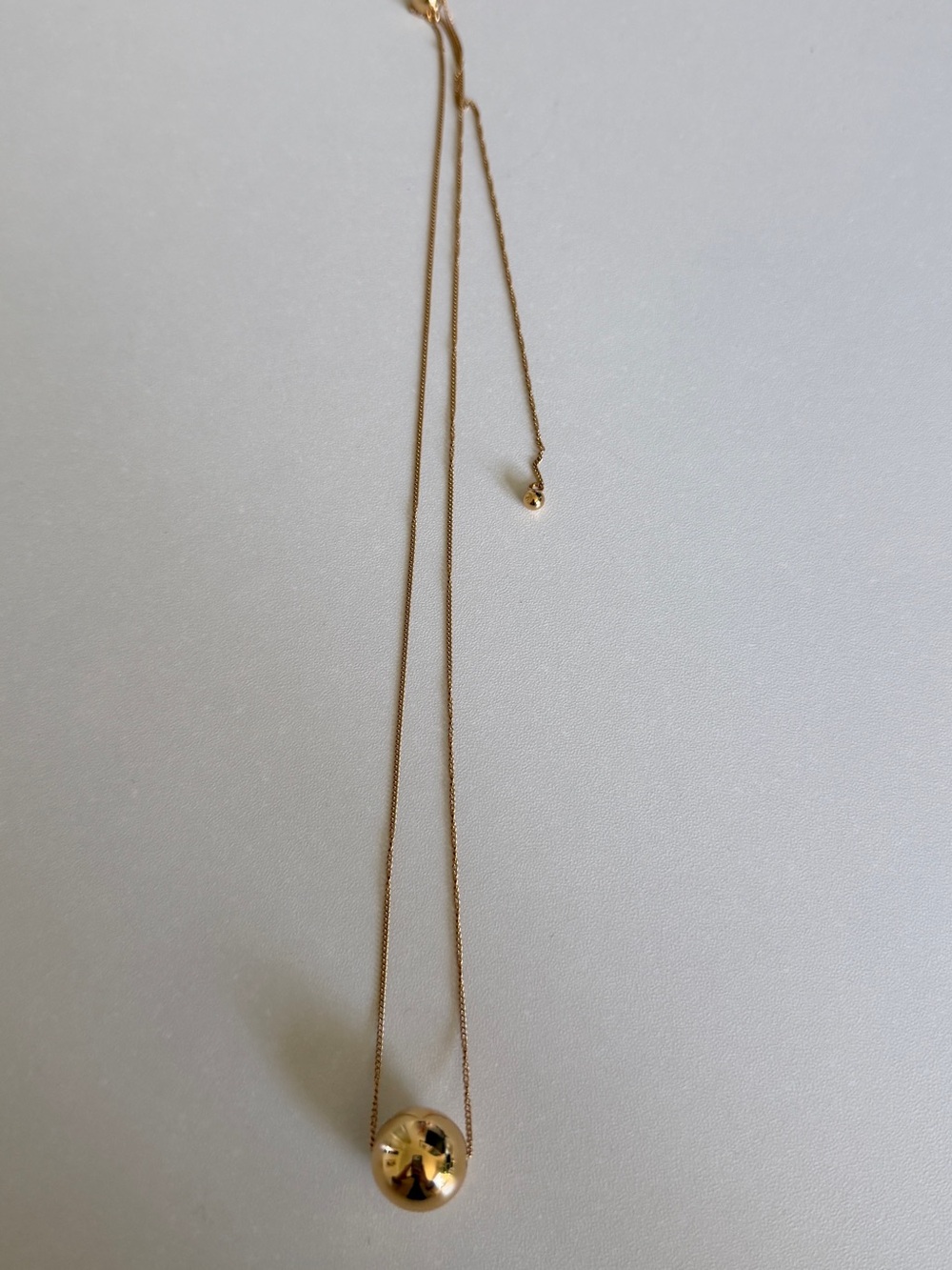 Jenny Bird Gold Sphere Pendant Necklace